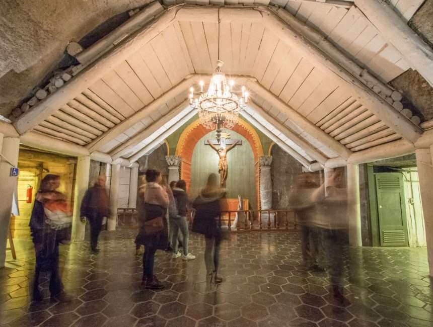 kerk wieliczka zoutmijn krakau kappel