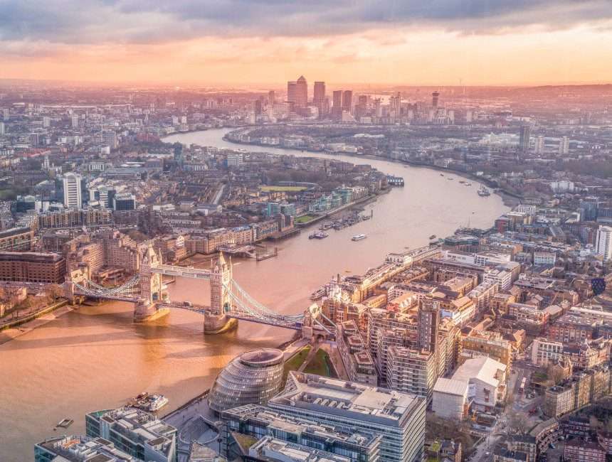 view from the Shard Londen