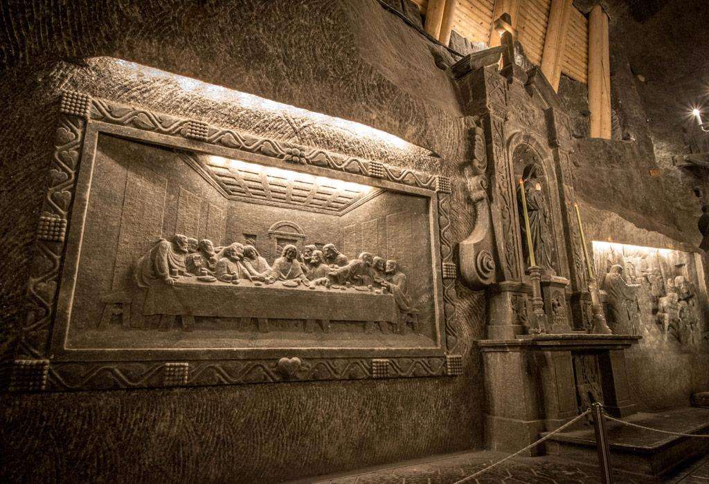 wieliczka kathedraal laatste avondmaal